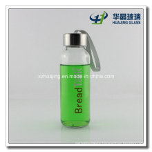 300ml 10oz Cylinder Glass Water Bottle with Airtight Lid